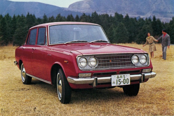 The Toyota Corona from the late 1960's and early 1970's.