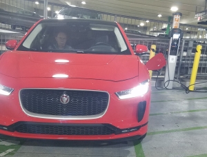 2019 Jaguar I Pace at a ChargePoint Charger